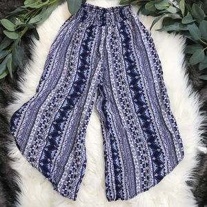 Art Class Girls Paisley Palazzo Boho Pants